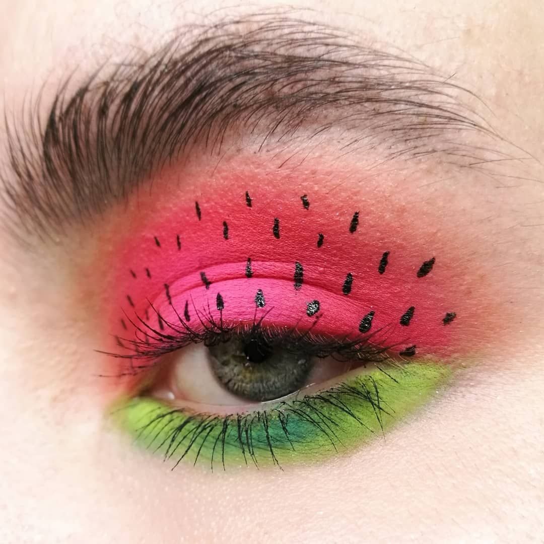Colorful makeup trend with warming weather