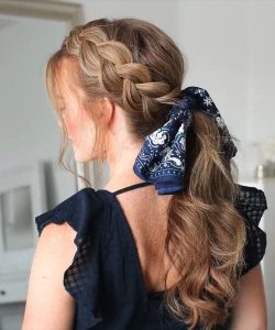 Special hairstyles for the holiday